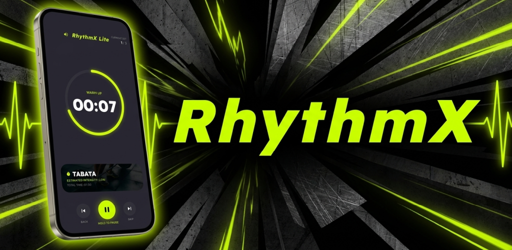 RhythmX Feature Graphic